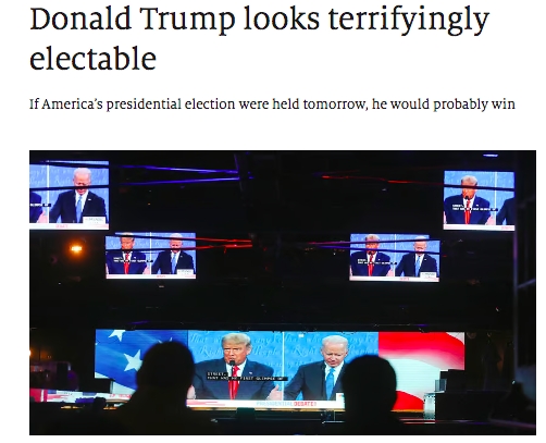 Economist: Riasztóan jók Trump újraválasztási esélyei