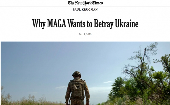 Miért akarja a Tegyük Újra Naggyá Amerikát republikánus mozgalom cserben hagyni Ukrajnát?