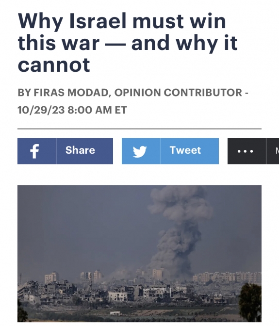 Izraelnek győznie kell ebben a háborúban, de erre nincs esélye
