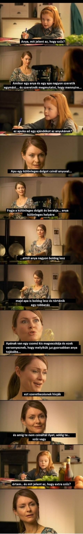 Anya, mit jelent az, hogy szűz?