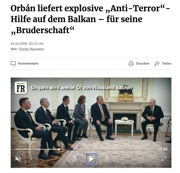 Orbán robbanásveszélyes „terrorellenes” támogatást visz a Balkánra – a saját balkáni testvéri köre kedvéért