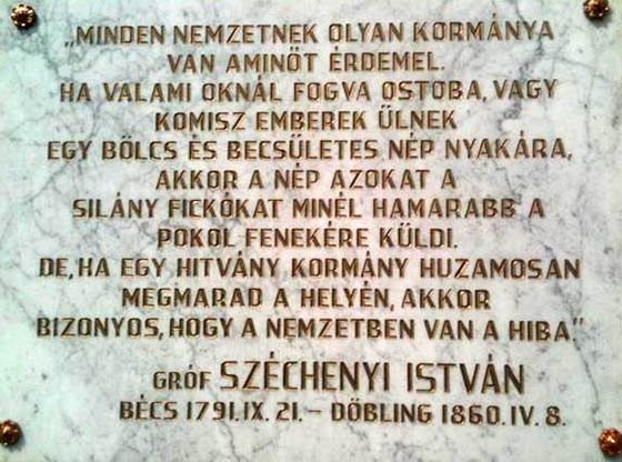 Egy „Széchenyi-idézet” nyomában