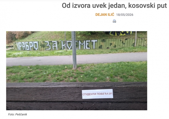 „Mindig egy forrásból ered, a koszovói út”