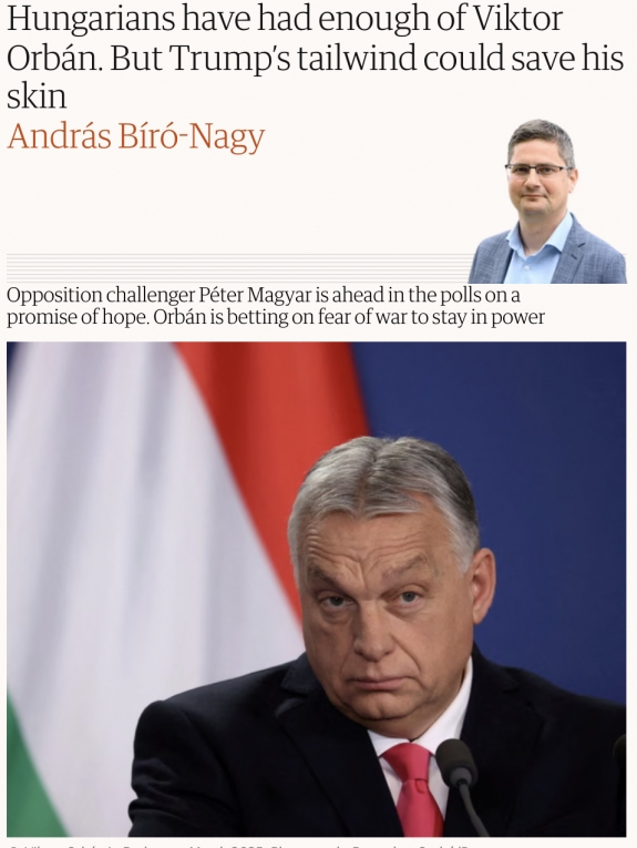 A magyaroknak elegük van Orbán Viktorból. De Trump hátszele megmentheti a bőrét