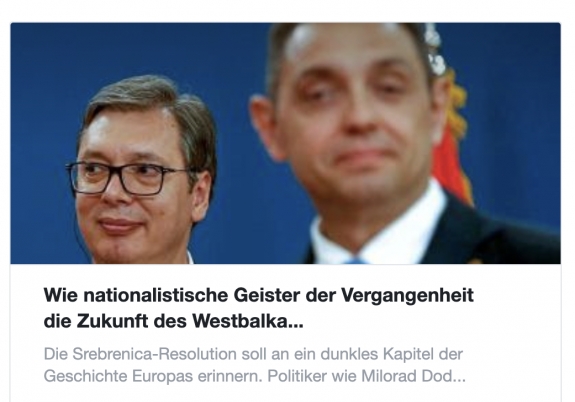 Hogyan teszik tönkre a múlt nacionalista szellemei a Nyugat-Balkán jövőjét