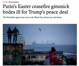 Nem sok jót ígér Trump béketörekvései számára Putyin húsvéti tűzszüneti trükkje