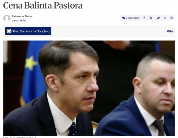 Pásztor Bálint ára