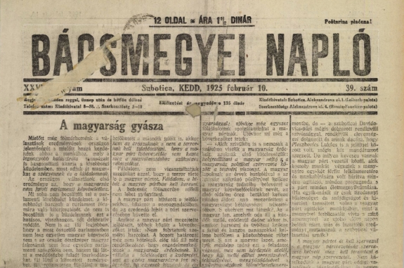 “A magyarság gyásza”  
