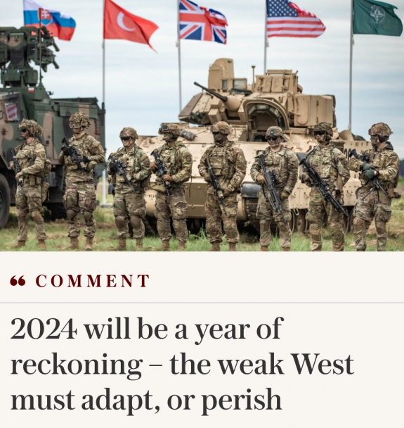 2024 a leszámolás éve lesz – a gyenge Nyugat vagy igazodik, vagy befellegzett neki