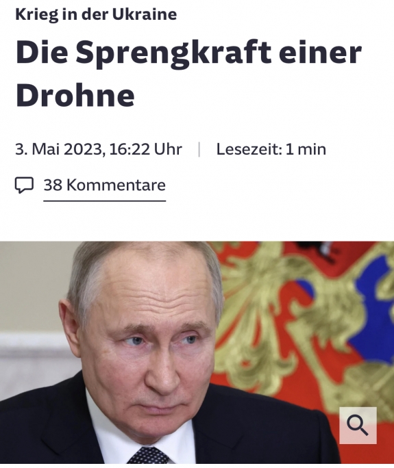 A drón robbanóereje