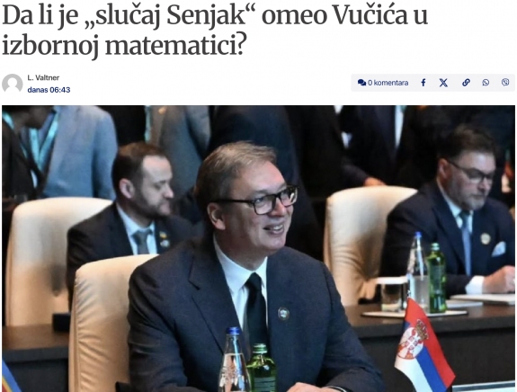 Megakasztotta-e a „Senjak-ügy” Vučić választási matematikáját?