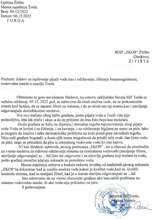 Milyen vizet iszunk Tordán?  