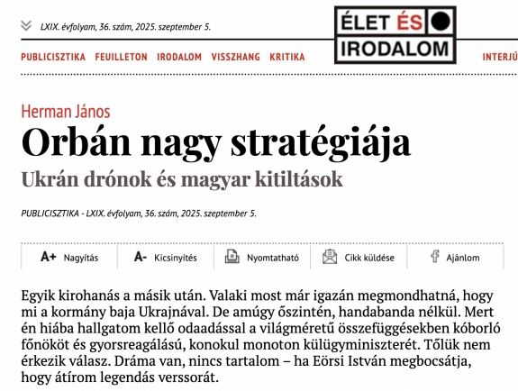 Orbán nagy stratégiája  