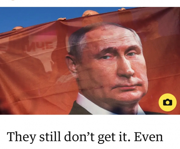 Putyin folyamatosan háborúzni kíván. Így most nem lehet kihátrálni Ukrajna mögül