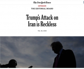 Trump Irán elleni támadása felelőtlen  