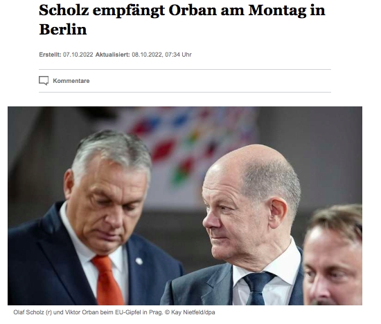Hétfőn Scholz-Orbán találkozó, a németek egy kicsit szégyenlik