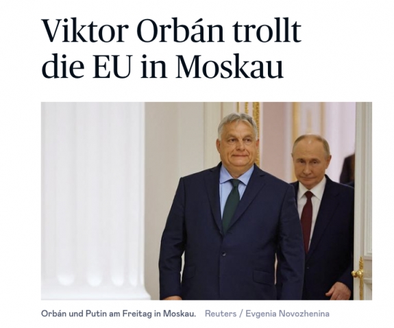 Orbán megtrollkodja az EU-t Moszkvában 