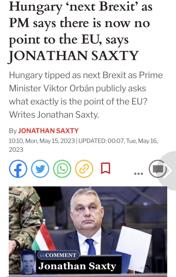 Esélyes a magyar brexit?