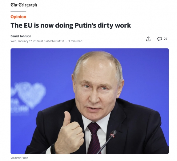 Az EU végzi el a piszkos munkát Putyin helyett