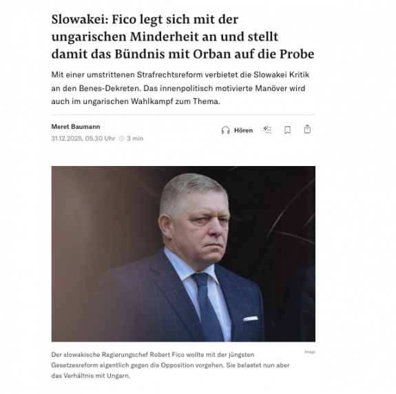 Fico az Orbánnal kötött szövetséget kockáztatja a felvidéki magyarok miatt