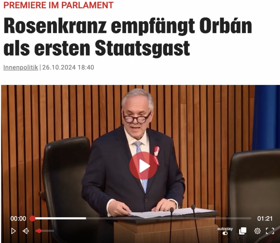 Orbán Bécsben