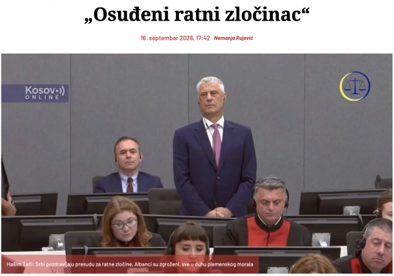 „Elítélt háborús bűnös”