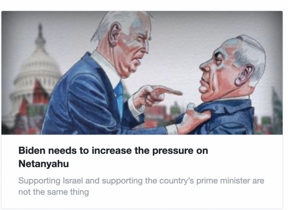 Bidennek fokoznia kell a nyomást Netanjahura