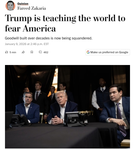 Trump megtanítja a világot félni Amerikától