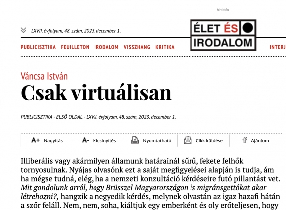 Csak virtuálisan