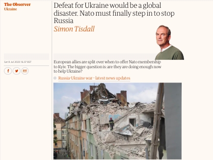 A NATO végre lépjen közbe és állítsa meg Oroszországot