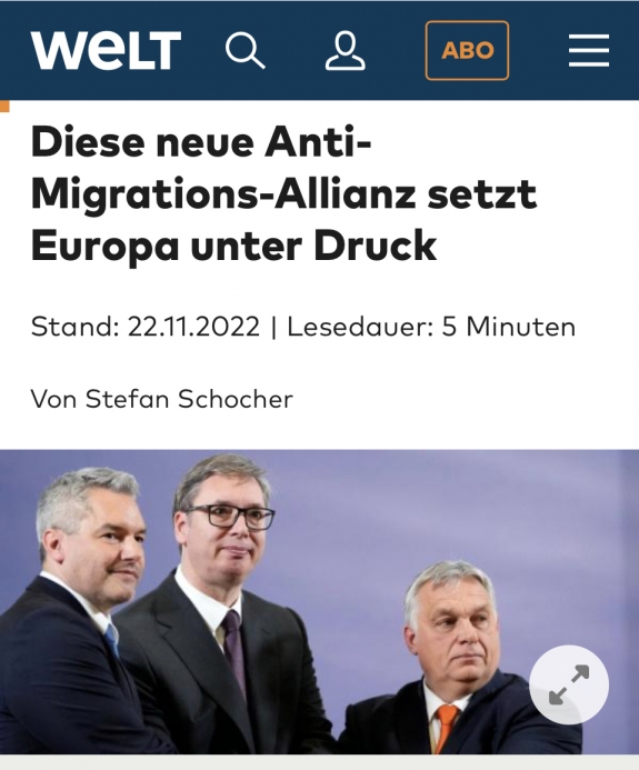 Nyomás alá helyezi Európát a migráció ellenes magyar-osztrák-szerb szövetség