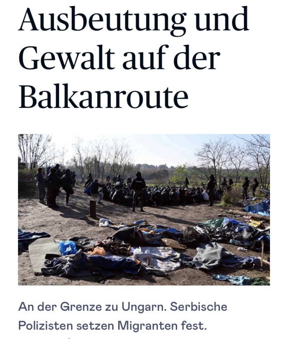 Kizsákmányolás és erőszak a Balkán-útvonalon