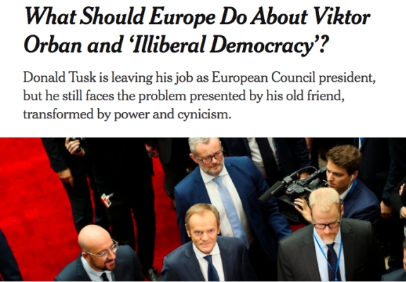 Tusk: régi barátság fűz Orbánhoz