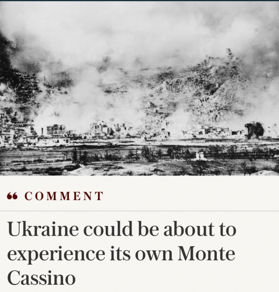 Ukrajna hamarosan átélheti a maga Monte Cassinóját