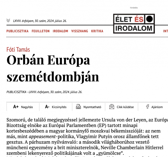 Orbán Európa szemétdombján