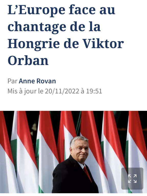 Európa azzal szembesül, hogy Orbán Viktor zsarolja