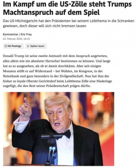 Trump hatalmi igénye forog kockán az amerikai vámok körüli harcban