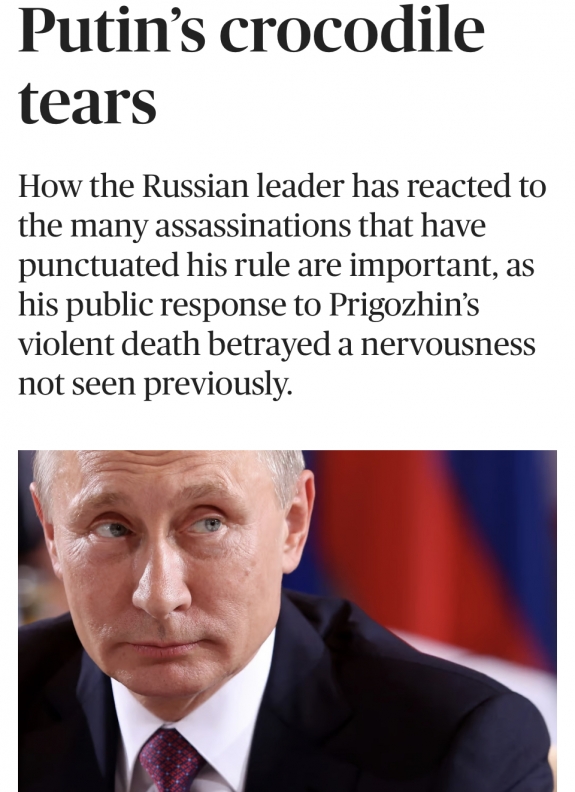 Putyin krokodilkönnyeket hullat Prigozsin után