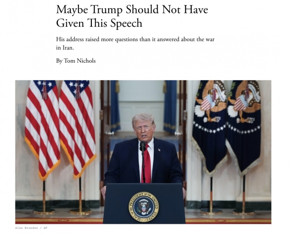 Talán Trumpnak nem kellett volna elmondania ezt a beszédet