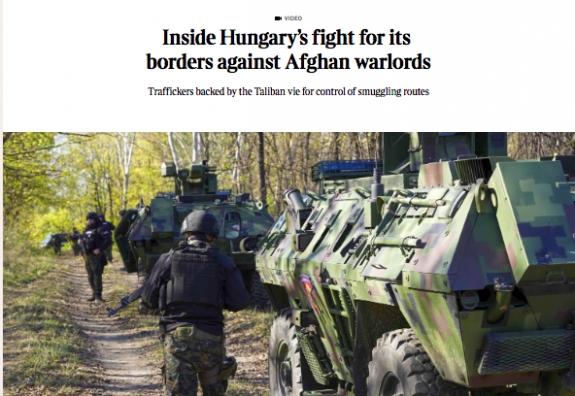 Magyarország afgán hadurakkal harcol a déli határon