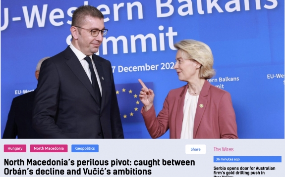 Észak-Macedónia veszélyes fordulata: Orbán hanyatlása és Vučić ambíciói közé szorulva