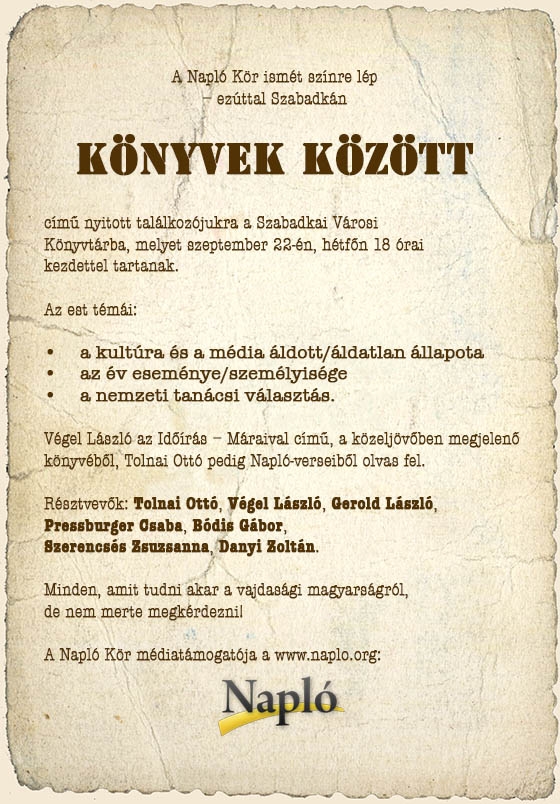 Könyvek között