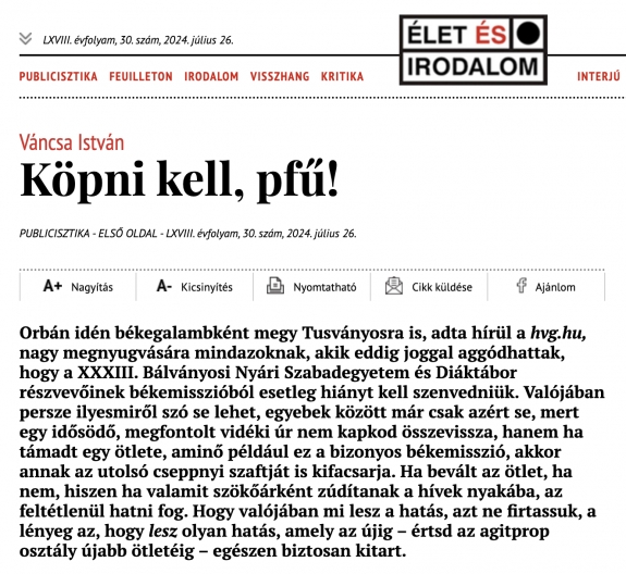 Köpni kell, pfű!