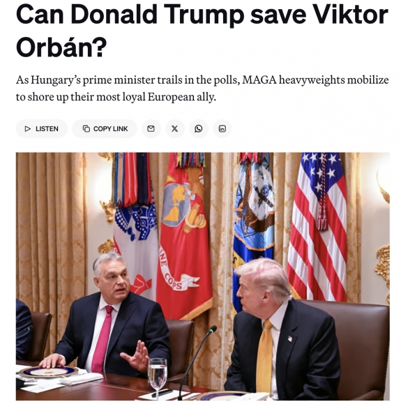 Megmentheti Donald Trump Orbán Viktort?