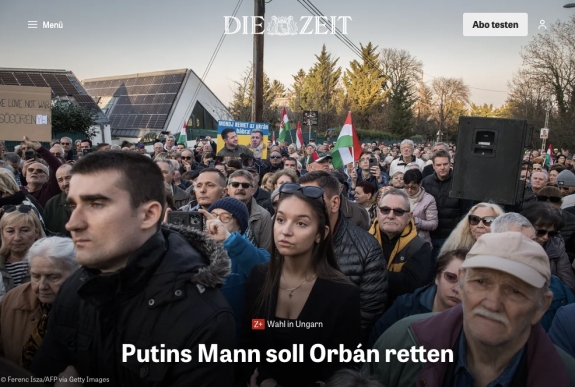 Die Zeit: Putyin emberének kellene megmentenie Orbánt