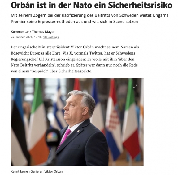 Orbán biztonsági kockázatot jelen  a NATO számára