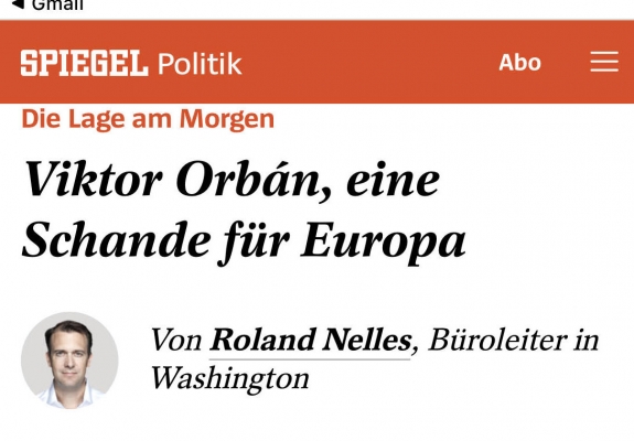 Spiegel: Orbán Viktor – Európa szégyene