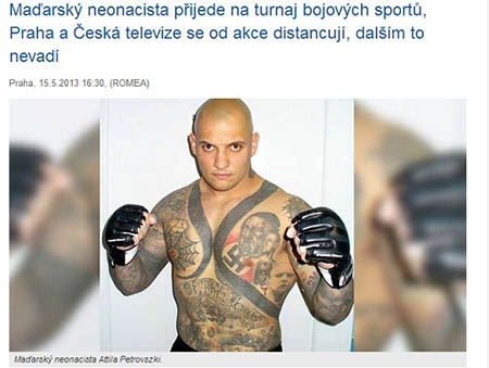 Magyar neonáci botránya Prágában!