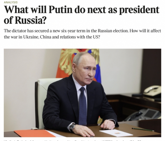Mire készülhet az újonnan megválasztott Putyin?