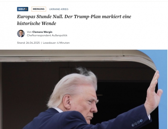 Európa nulladik órája. A Trump-terv történelmi fordulópontot jelent